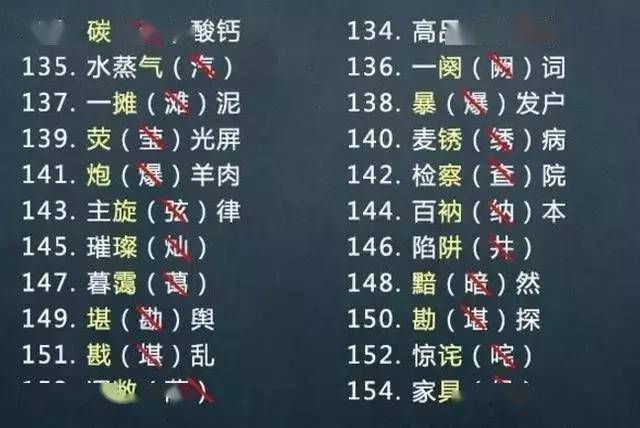 ‘爱游戏（ayx）中国官方网站’
从小学到中学 这200个错别字 次次考 次次错！(图9)